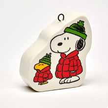 Load image into Gallery viewer, Peanuts Bauble Puffa Snoopy Woodstock