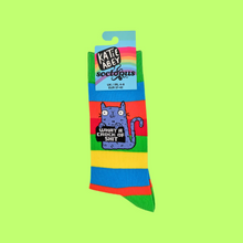 Load image into Gallery viewer, Katie Abey Crock of Shit Socks Socktopus