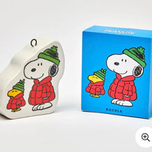 Load image into Gallery viewer, Peanuts Bauble Puffa Snoopy Woodstock