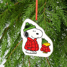 Load image into Gallery viewer, Peanuts Bauble Puffa Snoopy Woodstock