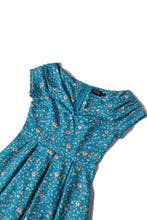 Load image into Gallery viewer, Lily Hedgehogs Blue Off Shoulder Dress
