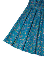 Load image into Gallery viewer, Lily Hedgehogs Blue Off Shoulder Dress