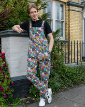 Load image into Gallery viewer, Halloween: Spooky Stuff Stretch Twill Dungarees
