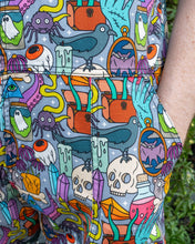 Load image into Gallery viewer, Halloween: Spooky Stuff Stretch Twill Dungarees