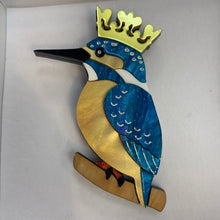 Load image into Gallery viewer, KINGFISHER BROOCH
