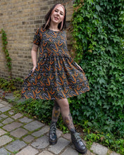 Load image into Gallery viewer, Halloween: Run &amp; Fly x Clare Lewis Poison and Plants Oversized Smock Dress
