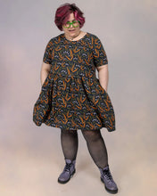 Load image into Gallery viewer, Halloween: Run &amp; Fly x Clare Lewis Poison and Plants Oversized Smock Dress