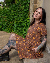 Load image into Gallery viewer, Halloween: Autumn Pumpkin Oversized Smock Dress