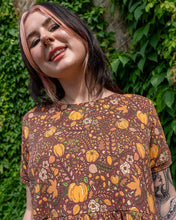 Load image into Gallery viewer, Halloween: Autumn Pumpkin Oversized Smock Dress