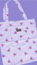 Load image into Gallery viewer, Lavender Bees Tote Bag