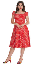 Load image into Gallery viewer, Sweet Spot Red Polka Dress