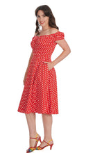 Load image into Gallery viewer, Sweet Spot Red Polka Dress