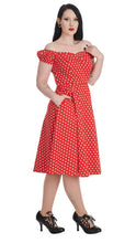 Load image into Gallery viewer, Sweet Spot Red Polka Dress
