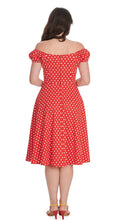 Load image into Gallery viewer, Sweet Spot Red Polka Dress