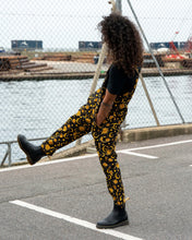 Load image into Gallery viewer, Rebel Romance Celestial Sun and Moon Stretch Dungarees