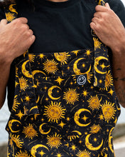 Load image into Gallery viewer, Rebel Romance Celestial Sun and Moon Stretch Dungarees