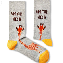 Load image into Gallery viewer, Unisex Wind Your Neck In Socks