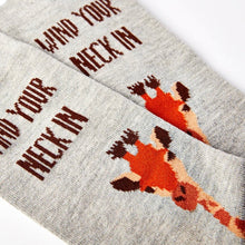 Load image into Gallery viewer, Unisex Wind Your Neck In Socks