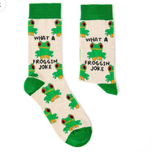 Load image into Gallery viewer, Unisex What A Froggin Joke Socks