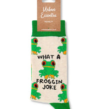 Load image into Gallery viewer, Unisex What A Froggin Joke Socks