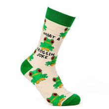 Load image into Gallery viewer, Unisex What A Froggin Joke Socks
