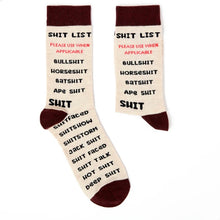 Load image into Gallery viewer, Unisex Shit List Socks