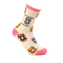 Load image into Gallery viewer, Ladies One Cat Away From Crazy Socks