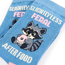 Load image into Gallery viewer, Ladies Slightly Less Feral After Food Socks