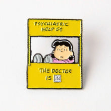 Load image into Gallery viewer, Peanuts Be Kind Enamel Pin - Help Lucy Snoopy