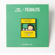 Load image into Gallery viewer, Peanuts Be Kind Enamel Pin - Help Lucy Snoopy