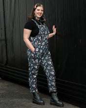 Load image into Gallery viewer, Rebel Romance x Katie Abey Pigeon Party Stretch Dungarees
