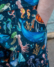 Load image into Gallery viewer, Ocean Stretch Twill Dungarees