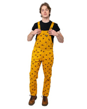 Load image into Gallery viewer, Bees Knees Dungabees Gold Stretch Twill Dungarees