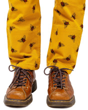 Load image into Gallery viewer, Bees Knees Dungabees Gold Stretch Twill Dungarees