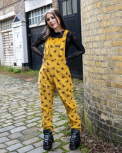 Load image into Gallery viewer, Gold Bee Corduroy DungaBee Dungarees
