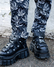 Load image into Gallery viewer, Checkerboard Swallow Stretch Twill Dungarees