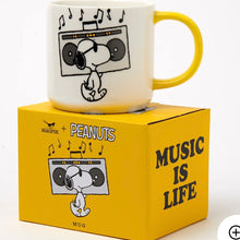 Load image into Gallery viewer, Peanuts Music Is Life Mug