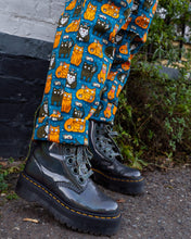 Load image into Gallery viewer, Cats and Mice Stretch Twill Dungarees