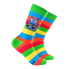 Load image into Gallery viewer, Katie Abey Crock of Shit Socks Socktopus