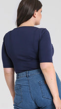 Load image into Gallery viewer, Phillipa Top Navy