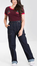 Load image into Gallery viewer, Hell Bunny Weston Blue Jeans