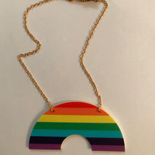 Load image into Gallery viewer, Rainbow Curve Necklace